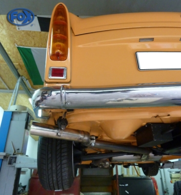 FOX Nerezový výfuk | Zadní tlumič - Trabant Tramp, 1.1, 1990-1992, TR010001-001