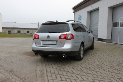 FOX Nerezový výfuk | Zadní tlumič - Volkswagen Passat 4-Motion (3C), 2.0 FSi, 2005-0, VW024073-153
