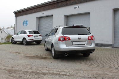 FOX Nerezový výfuk | Zadní tlumič - Volkswagen Passat 4-Motion (3C), 2.0 FSi, 2005-0, VW024073-153