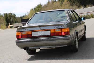 FOX Nerezový výfuk | Zadní tlumič - Audi 80/90 (B2), 2.2E, 1978-1987, AU010018-008