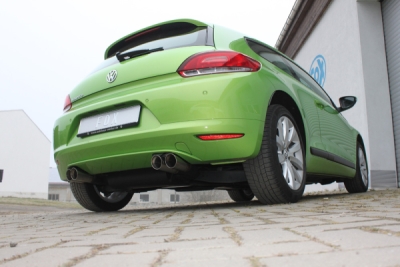 VW Scirocco - 13 Koncový tlumič výfuku pravý/levý - typ 2x80 FOX VW033005-290