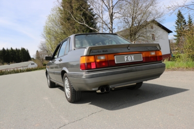 FOX Nerezový výfuk | Zadní tlumič - Audi 80/90 (B2), 2.2E, 1978-1987, AU010018-008