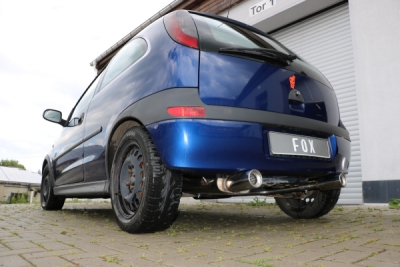 FOX Nerezový výfuk | Zadní tlumič - Opel Corsa C, 1.8, 2000-2006, OP032053-071
