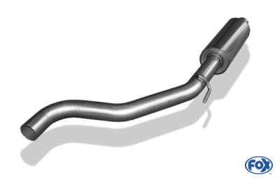 FOX Nerezový výfuk | Přední tlumič - Opel Corsa D, 1.6 Turbo, 2006-2014, OP033020-VSD