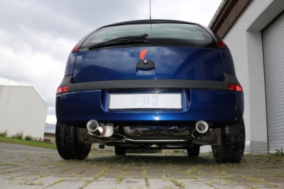 FOX Nerezový výfuk | Zadní tlumič - Opel Corsa C, 1.8, 2000-2006, OP032053-071