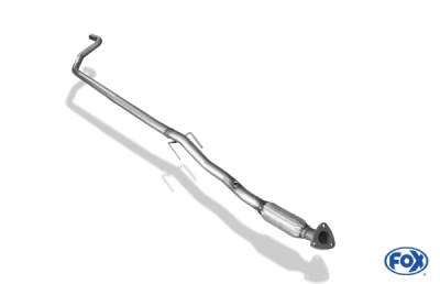 FOX Nerezový výfuk | Přední tlumič - Opel Corsa D, 1.4, 2006-2014, OP033000-VER