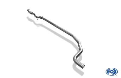 FOX Nerezový výfuk | Přední tlumič - Opel Corsa D, 1.4, 2006-2014, OP033000-VER