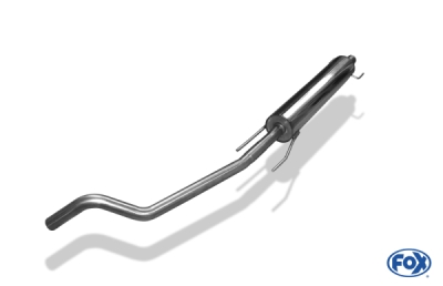 FOX Nerezový výfuk | Přední tlumič - Opel Corsa C, 1.8, 2000-2006, OP032000-VSD