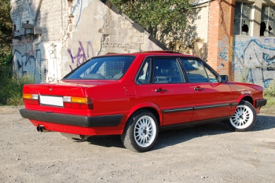 FOX Nerezový výfuk | Zadní tlumič - Audi 80/90 (B2), 2.2E, 1978-1987, AU010018-088