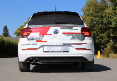 VW Polo AW1 GTI koncový tlumič - 2x90 typ 16 FOX VW045022-132