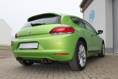 FOX Nerezový výfuk | Zadní tlumič - Volkswagen Scirocco III, 2.0 TDi, 2008-0, VW033055-290