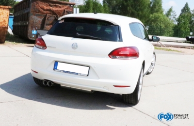 VW Scirocco III koncový tlumič - 2x76 typ 25 FOX VW033047-290