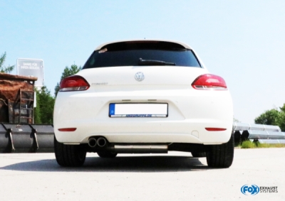 VW Scirocco III koncový tlumič - 2x76 typ 25 FOX VW033047-290