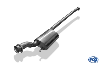 Audi 80/90 typ 85 quattro Přední tlumič výfuku FOX AU010020-VSD