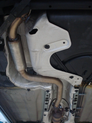 FOX Nerezový výfuk | Přední tlumič - Volvo C70 II, T5, 2006-2013, VO051020-VSD