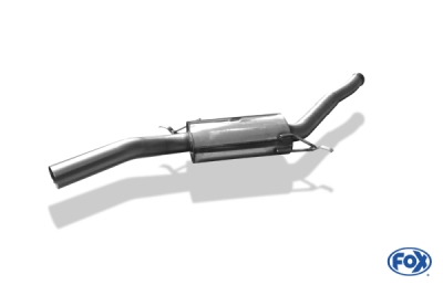 FOX Nerezový výfuk | Přední tlumič - Volvo C70 I, 2.4T, 1998-2005, VO050000-VSD