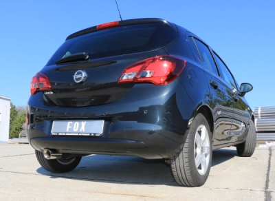 FOX Nerezový výfuk | Zadní tlumič - Opel Corsa E, 1.4, 2014-0, OP034001-291