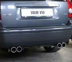 Volvo V50/ S40 II koncový tlumič výfuku pravý/levý - 2x76 typ FOX VO031001-068
