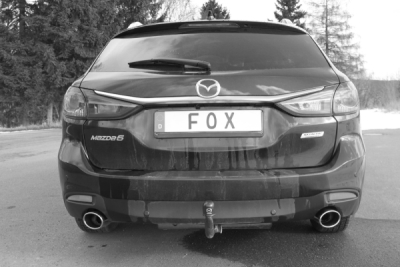 FOX Nerezový výfuk | Zadní tlumič - Mazda 6 (GJ), 2.5, 2012-0, MA192023-461