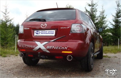 FOX Nerezový výfuk | Zadní tlumič - Mazda CX-7 (ER), 2.3 MZR, 2007-0, MA200005-075
