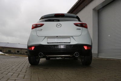 FOX Nerezový výfuk | Zadní tlumič - Mazda CX-3 (DK), 2.0, 2015-0, MA230005-133