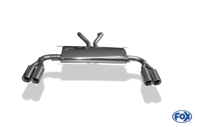 FOX Nerezový výfuk | Zadní tlumič - Land Rover Range Rover III (LM), 4.4 V8, 2002-2012, LR012005-072