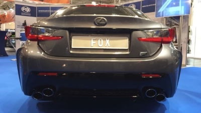 Lexus RC F koncový tlumič pravý/levý - 2x115x85 typ 38 pravý FOX LE060004-348C