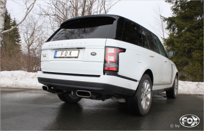 FOX Nerezový výfuk | Zadní tlumič - Land Rover Range Rover IV (MK), 3.0 TD, 2012-0, LR013043-750
