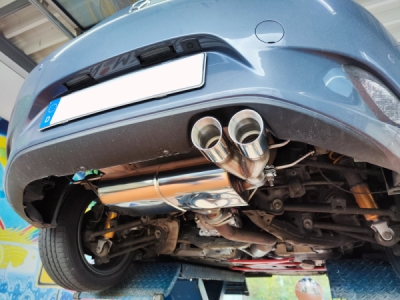 Mazda MX5 - ND Závěrečný tlumič výfuku - výstupní pravý - 2x70 Typ FOX MA083005-286