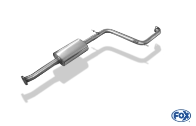 FOX Nerezový výfuk | Přední tlumič - Mazda MX-3 (EC), 1.6i, 1991-1998, MA020000-VSD