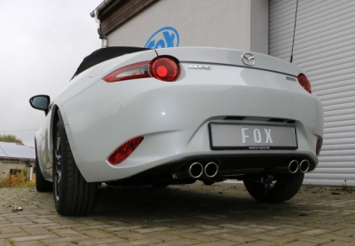 FOX Nerezový výfuk | Zadní tlumič - Mazda MX-5 (ND), 2.0, 2015-0, MA083015-126