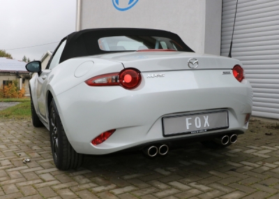 FOX Nerezový výfuk | Zadní tlumič - Mazda MX-5 (ND), 2.0, 2015-0, MA083015-126