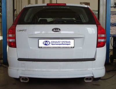 Kia Cee`d kombi/ Caravan - ED výfukové potrubí pravé levé FOX KI160020-593