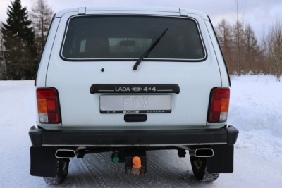 Lada Niva 4x4 koncový tlumič výfuku pravý/levý - 145x65 FOX LA010013-671