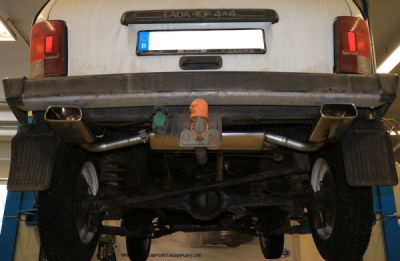 Lada Niva 4x4 koncový tlumič výfuku pravý/levý - 145x65 FOX LA010013-671