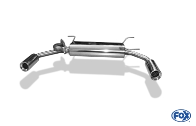 FOX Nerezový výfuk | Zadní tlumič - Mazda MX-5 (NB), 1.8 16V, 1998-2005, MA081055-071