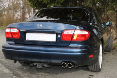 FOX Nerezový výfuk | Zadní tlumič - Mazda Xedos 6 (CA), 2.0 16V, 1992-1999, MA051002-128