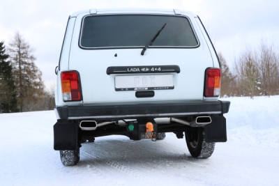 Lada Niva 4x4 koncový tlumič výfuku pravý/levý - 145x65 FOX LA010013-671