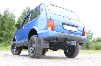 Lada Niva 4x4 Urban koncový tlumič výfuku vlevo - 1x90 ty FOX LA010021-011