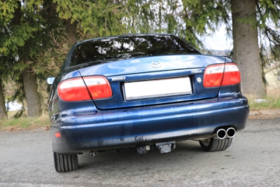 FOX Nerezový výfuk | Zadní tlumič - Mazda Xedos 6 (CA), 2.0 16V, 1992-1999, MA051002-128