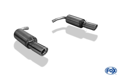 FOX Nerezový výfuk | Zadní tlumič - Mini Clubman (R55), Cooper S, 2007-2014, MN021023-153