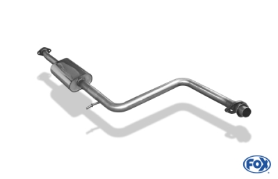 FOX Nerezový výfuk | Přední tlumič - Mazda MX-3 (EC), 1.6i, 1991-1999, MA070000-VSD