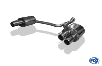 FOX Nerezový výfuk | Zadní tlumič - Lexus IS (XE20), F, 2005-2013, LE011044-132