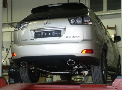 FOX Nerezový výfuk | Zadní tlumič - Lexus RX (XU30), 400H, 2003-2009, LE051003-351