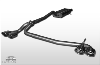 FOX Nerezový výfuk | Zadní tlumič - Mercedes-Benz A-Class (W169), A200, 2004-2012, MB021011-346