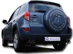 FOX Nerezový výfuk | Koncovky výfuku - Toyota RAV 4 III, 2.2 D-Cat, 2006-2012, TO112003-150