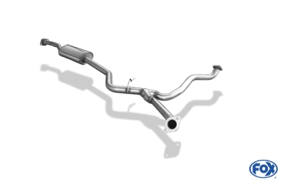FOX Nerezový výfuk | Přední tlumič - Subaru Legacy Outback (BL/BP), 2.5i, 2003-2009, SU061010-VSD