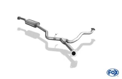 FOX Nerezový výfuk | Přední tlumič - Subaru Legacy Outback (BL/BP), 2.5i, 2003-2009, SU061010-VSD