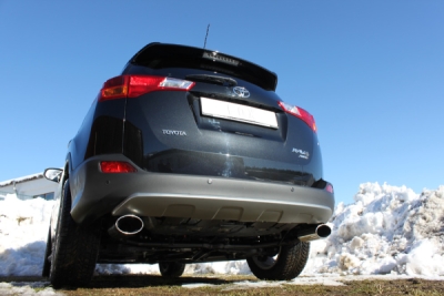 Toyota RAV 4 IV koncový potrubní systém pravý/levý namontovaný na FOX m FOX TO113013-751