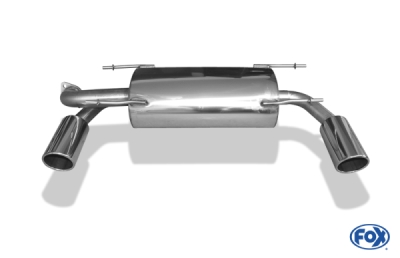 FOX Nerezový výfuk | Zadní tlumič - Subaru BRZ , 2.0, 2012-0, SU080005-133